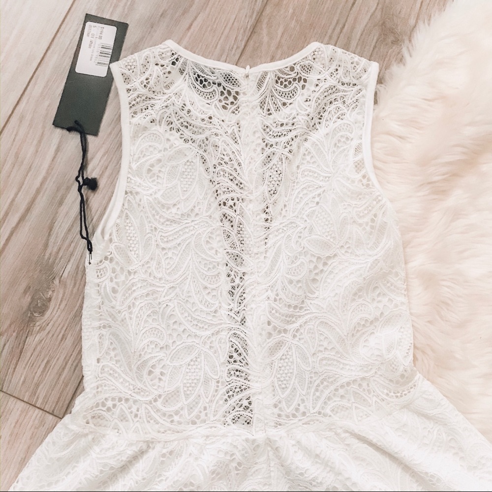 For Love and Lemons | Lulu off white lace dress - Picture 12 of 13